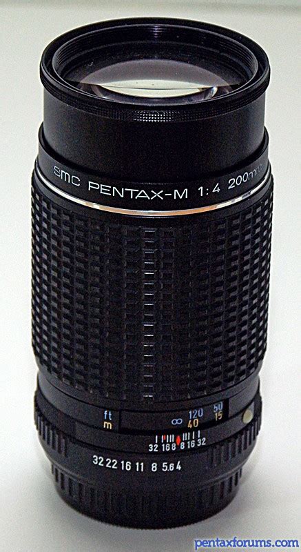 SMC Pentax-M 200mm F4 Lens Photo - Pentax Lens Reviews & Lens Database