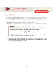 Les Taux De Variation 1 Universit DOttawa Dpartement De Math Et Stat