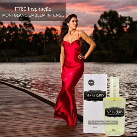 Perfume Contratipo Feminino F760 65ml Inspirado Em MONTBLANC EMBLEM INTENSE