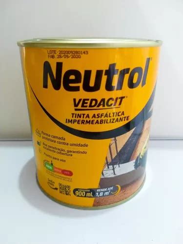 Neutrol Primer Tinta Asf Ltica Vedacit Imperme Vel Ml Mercadolivre