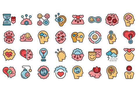 Emotional Intelligence Icons Set Vector Graphic by ylivdesign ...