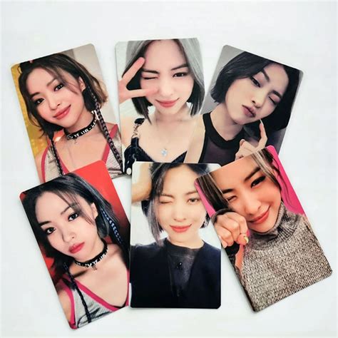 Tarjetas De Fotos De Kpop Itzy Cheshire Tarjetas Peque As Lomo Para