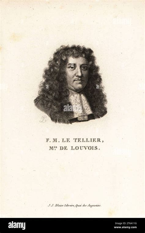 Francois Michel Le Tellier Marquis De Louvois French Minister 1641