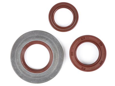 Oil Seal Set Engine Bgm Pro Fkm E Etahnol Resistant Metal Brown