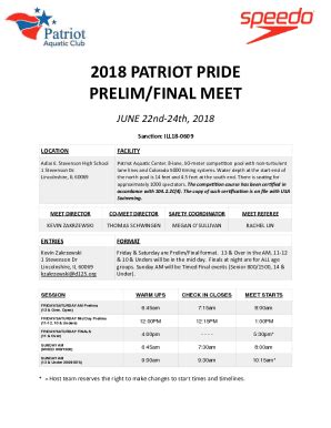 Fillable Online Il Pac Patriot Pride Prelim Final Fax Email Print