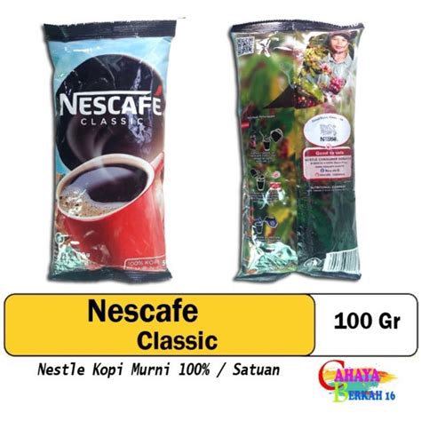 Jual Nescafe Classic 100gr Kopi Bubuk 100 Robusta Nestle Shopee Indonesia