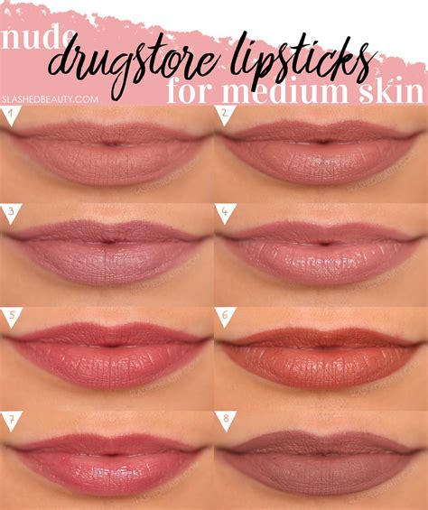 6 Nude Drugstore Lipsticks For Medium Skin Tones NoiMag