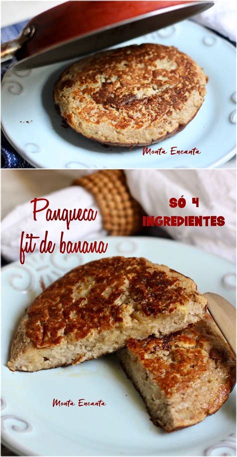 Panqueca De Banana Mel Fit E Low Carb Receitas Leves Receitas