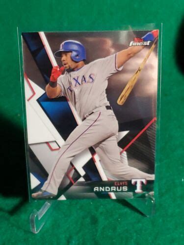 2018 Topps Finest 13 Elvis Andrus Texas Rangers EBay