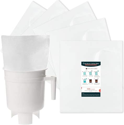 Amazon CELLENOMC Cold Brew Coffee Filter Bags 100 Pack Cold Brew