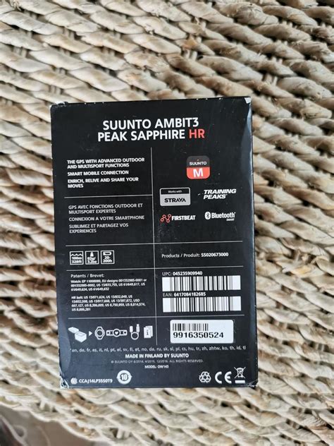 Suunto Montre Ambit Peak Sapphire Hr Everide