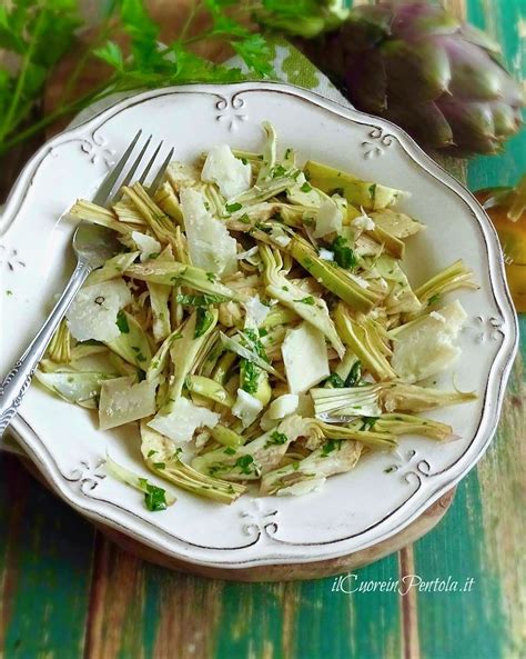 Insalata Di Carciofi Crudi E Cotti Ricetta Passo Passo