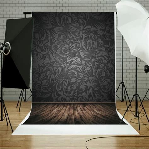 Toile De Fond Photographie Studio Photo Planche Relief Noir X M