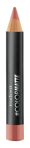 Labial Eudora Batom Lápis Color Matte color rosado nude mate MercadoLibre