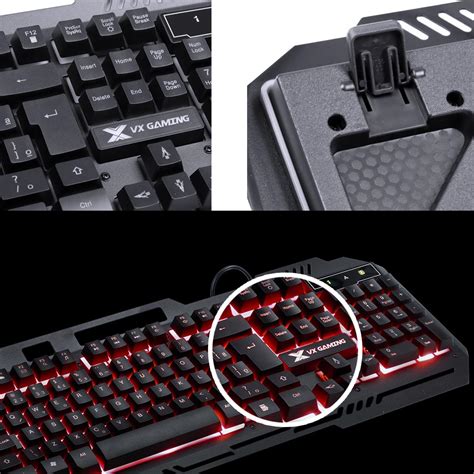 TECLADO GAMER SHIELD ABNT2 MULTIMIDIA LED VERMELHO 1 8 METROS USB