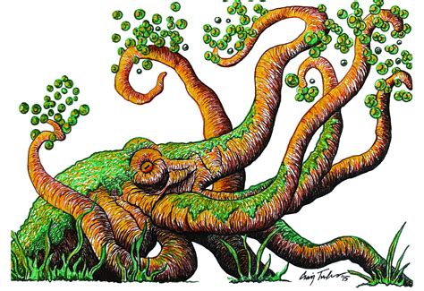 Octotree octopus Tree Art Digital Download - Etsy