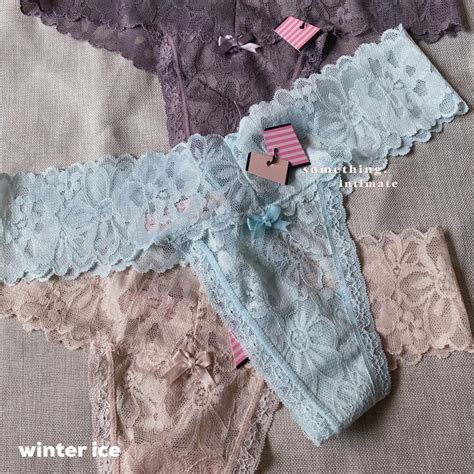 Jual Vs The Lacie Brianna Floral Lace Thong Panty Sexy Gstring Lingerie G String Cd Hot Cheeky
