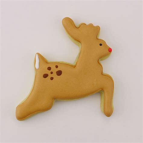 Leaping Reindeer Cookie Cutter Ann Clark Reindeer Cookies