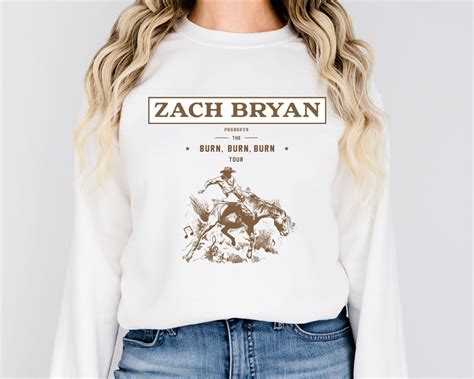 Zach Bryan The Burn Burn Burn Tour 2023 Shirt Shibtee Clothing