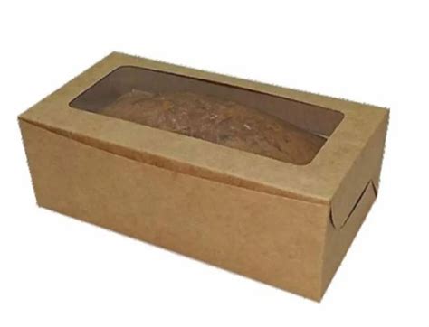 Brown Plain Kraft Plum Cake Box Size X X At Rs Piece In