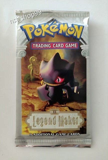 Genuine Pokemon Booster Pack Ex Legends Maker Banette Artwork