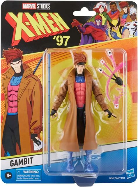 Marvel X Men 97 Marvel Legends Gambit 6 Action Figure Hasbro ToyWiz