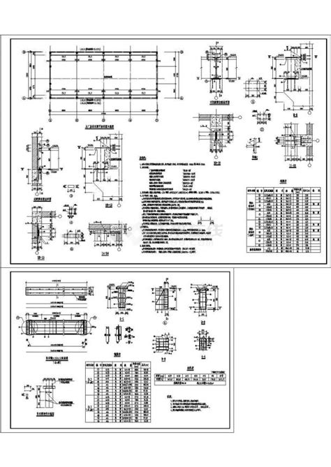 吊车梁结构设计cad施工图土木在线