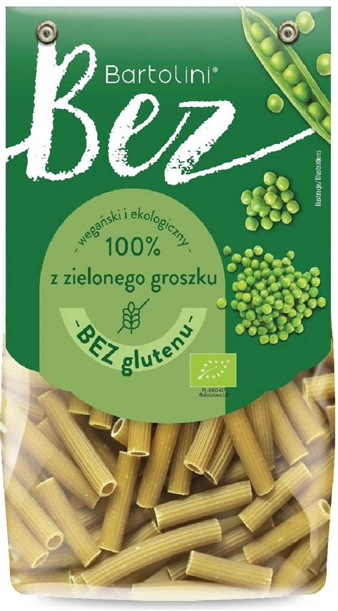 Makaron Z Zielonego Groszku Rurka Bio Bezglutenowy G Bartolini