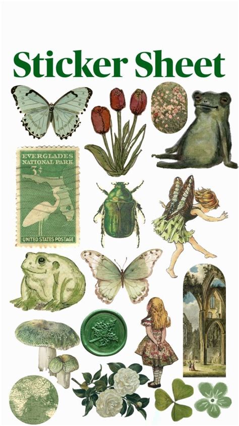 Pin By Victoria Roman On Stickers In 2024 Vintage Aesthetic Stickers