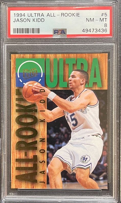 Psa Fleer Ultra All Rookie Jason Kidd Ebay