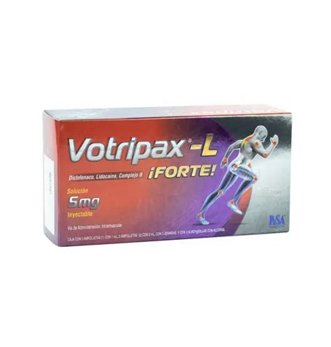 Votripax L Forte Mg Con Ampolletas Y Jeringas