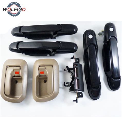 Wolfigo Pcs Set Front Rear Left Right Beige Inside Black Outside