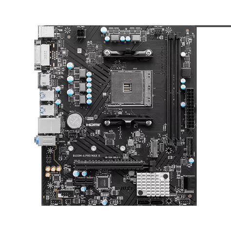 MSI B450M-A Pro Max II AMD B450 AM4 Micro ATX Motherboard | Bermor Techzone