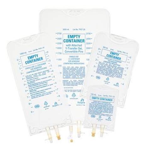 Lifecare Empty Iv Container Ml Bag Case Mcguff