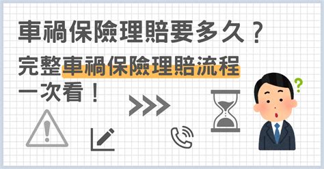 車禍保險理賠要多久？完整車禍保險理賠流程一次看 明台產物保險