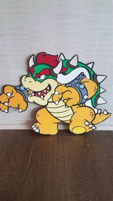 2 Feet Bowser Standee Mario Bros Characters Mario and Bowser - Etsy ...