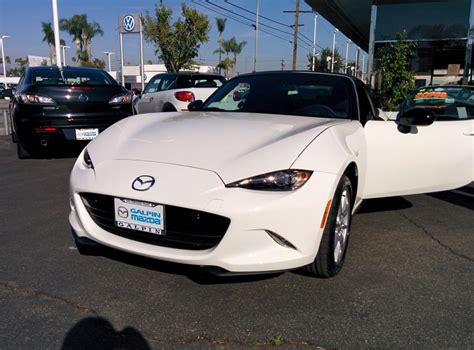 2016 Arctic White Mazda Miata Sport Mt Extravaganza