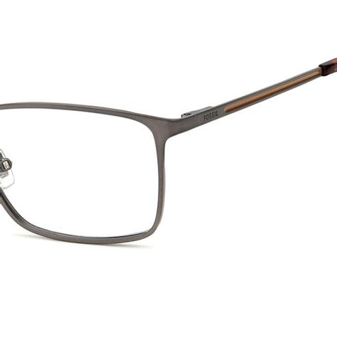 Fossil FOS 7091 G R80 Matte Dark Ruthenium Eyeglasses Man