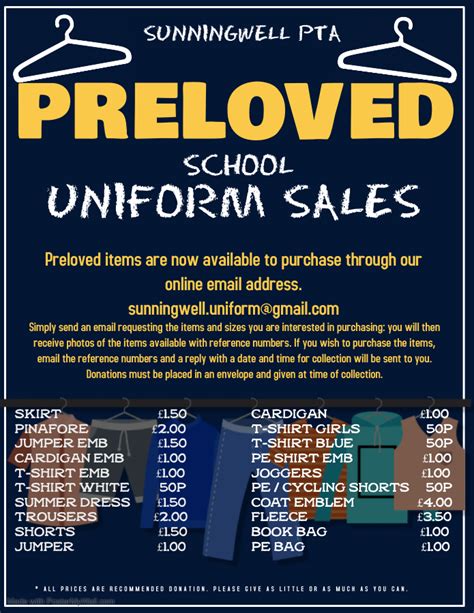 Sunningwell Uniform Preloved Sunningwell Church Of England Primary School