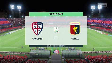 FIFA 23 Cagliari Vs Genoa Serie BKT Gameplay YouTube