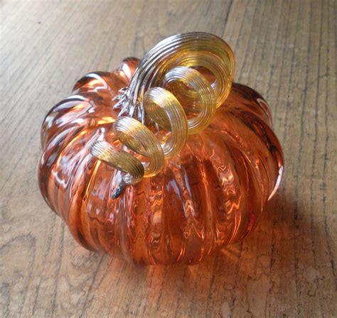 Glass Pumpkin Glass Pumpkins Glass Blowing Gorgeous Glass