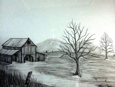 Important Ideas 22 Barn Sketches For Beginners