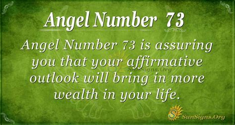 Angel Number 73 Meaning - The Support Of Your Angels - SunSigns.Org