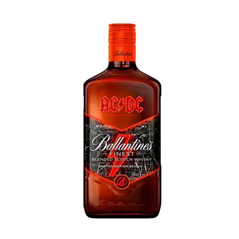 Whisky Escocés Ballantines Edicion Limitada AC DC 1 Litro Tienda