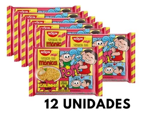 Nissin Lamen Miojo Turma Da Mônica Galinha Suave 12 Unidades MercadoLivre