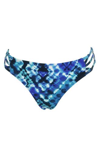 California Waves Juniors Blue Into The Deep Strappy Hipster Bikini