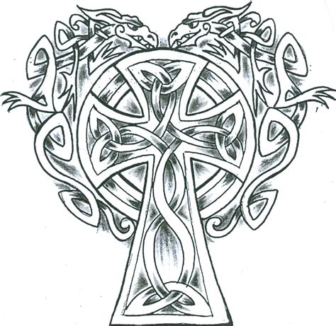 Gothic Cross Drawing at GetDrawings | Free download