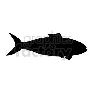 fish silhouette vector shape clipart #415951 at Graphics Factory.