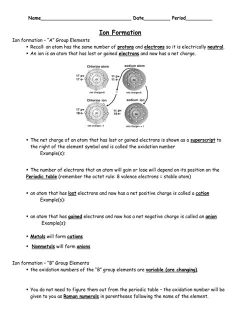 Fillable Online Ion Formation Fax Email Print - pdfFiller