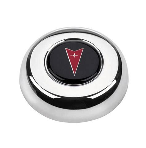 Grant Gr5635 Chrome Pontiac Horn Button For Classic And Challenger Steer